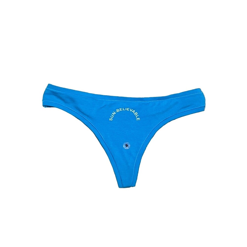 AERIE SunBelievable Thong Panties/Underwear - Medium